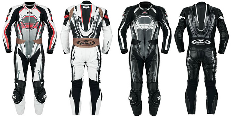 クシタニ レザースーツ K0026XX BK/WH LLサイズ相当 ☆NEW RACING SUIT