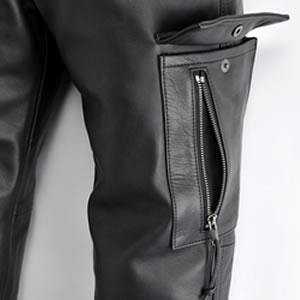 KUSHITANI️ GOGGLE クシタニ 撥水レザーカーゴパンツ KUSHITANI