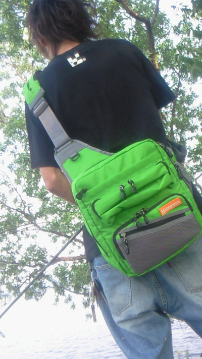 shoulderbag green