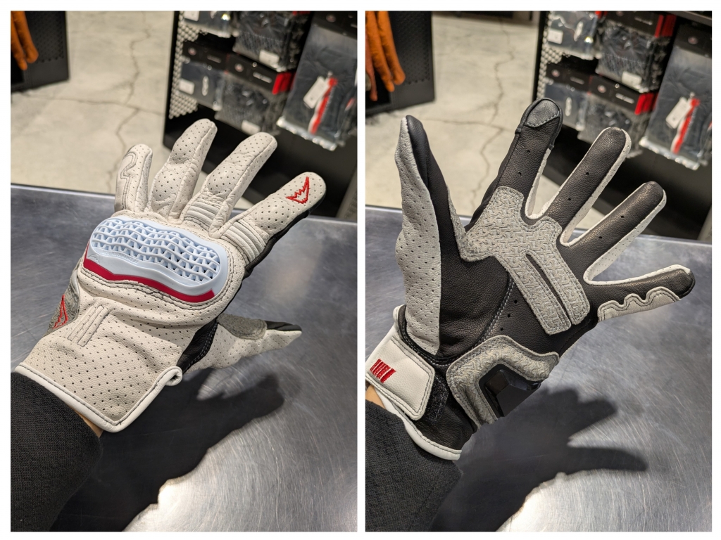 入荷速報】A-5376 インベンティブレザーメッシュグローブ【パンチング