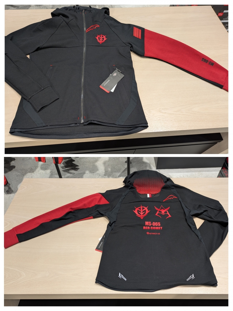 KUSHITANI 機動戦士ガンダム　レブロフーディージャケット　シャア専用 STRICT-G KUSHITANI『機動戦士ガンダム』REBRO HOODIE REDCOMET