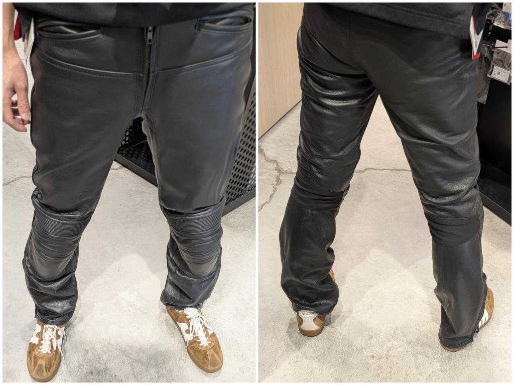 商品紹介】レザーパンツ、履き比べてみました【K-1074Z_K-1075Z_K-1077