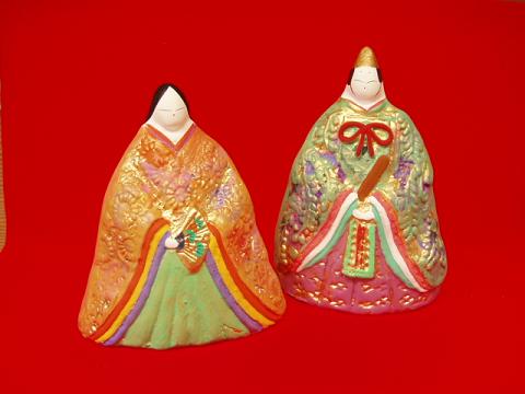 シンプルお雛様 | 雛人形「みかわ工房」染色・清家布三香の制作日記