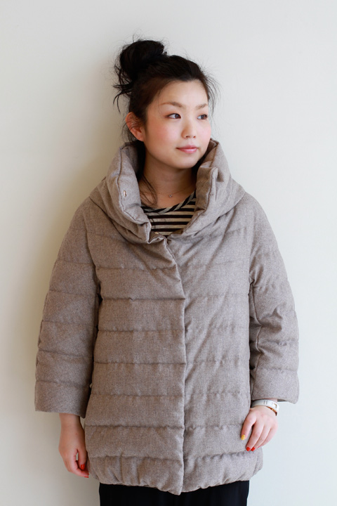 HERNO ヘルノ 最高級カシミヤ シルク混ダウンジャケット 42 41106