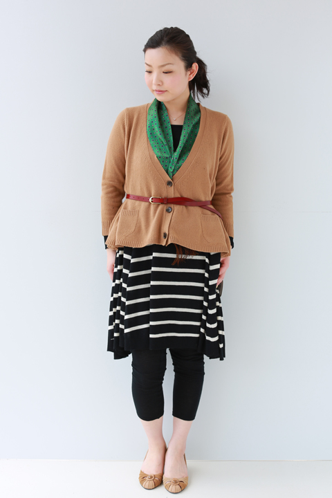 タイガーカーディガン　ミュベール MUVEIL（ミュベール）タイ付ニットカーディガン！！ | YAMAROKU New