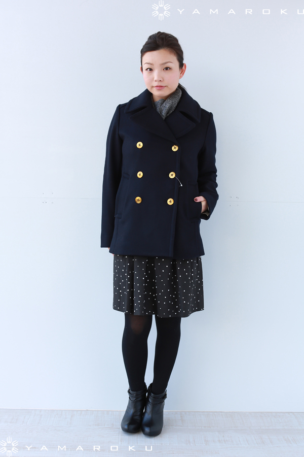 TOMORROWLAND MACPHEE（マカフィ）MELTON PEACOAT ピーコート 