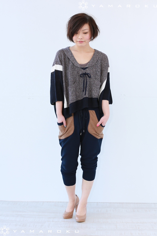 iliann loeb（イリアンローヴ） BELGIAN LINEN セーラーカラーニット 