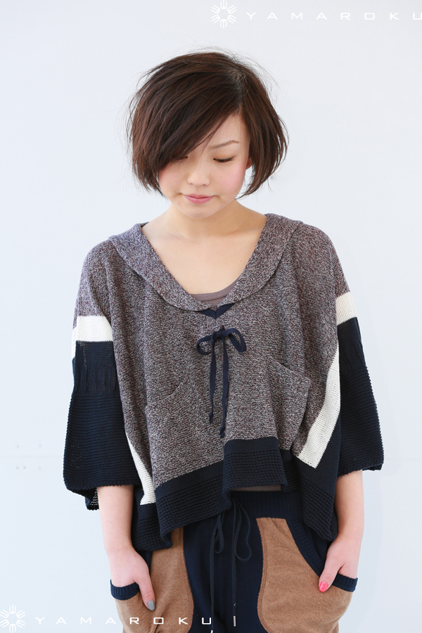 iliann loeb（イリアンローヴ） BELGIAN LINEN セーラーカラーニット！！ジョグパンツ！！ | YAMAROKU New  Arrival