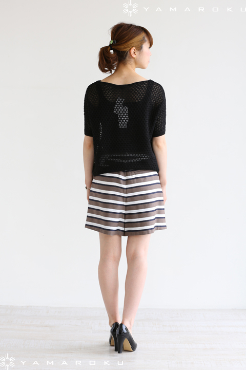 SAG HARBOR WOMAN サマーニット ボーダーt