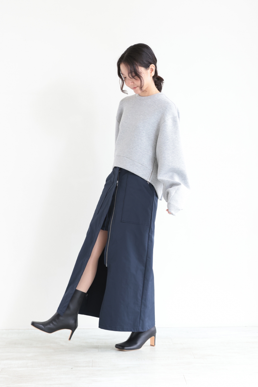 ELENDEEK(エレンディーク) TUCK HEM CROPPED CS ＆ MULTI LAYERED SK！！ | YAMAROKU New  Arrival