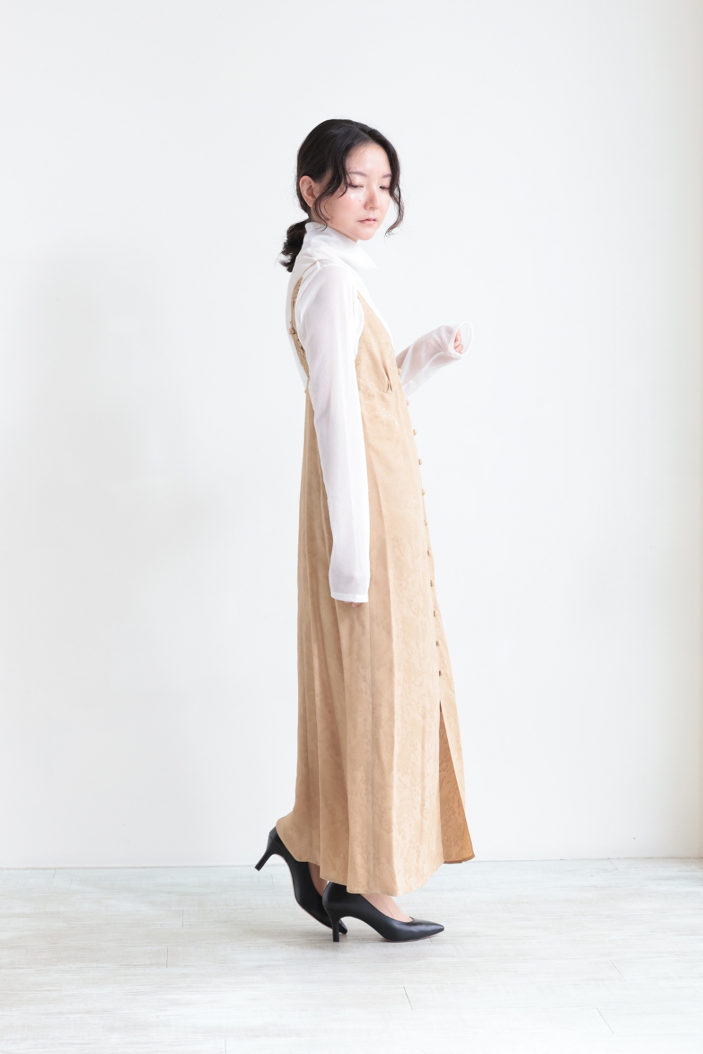 Mame Kurogouchi(マメ) Floral Jacquard Camisole Dress Mame Kurogouchi(マメ) Floral Jacquard Camisole Dress