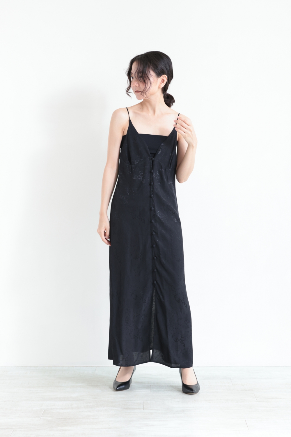 Mame Kurogouchi(マメ) Floral Jacquard Camisole Dress！！ | YAMAROKU New Arrival