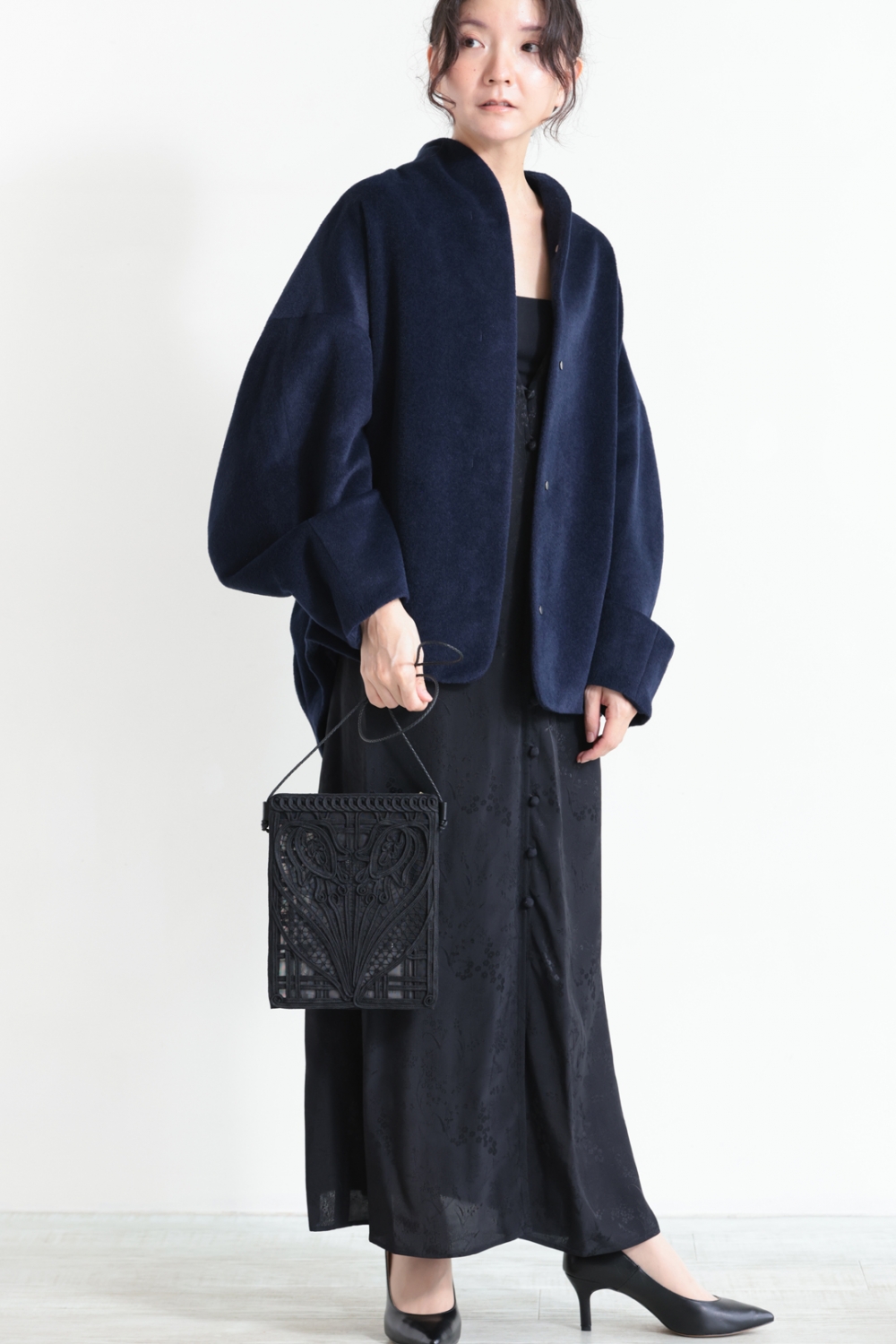 Mame Kurogouchi(マメ) Floral Jacquard Camisole Dress Mame Kurogouchi(マメ) Floral Jacquard Camisole Dress