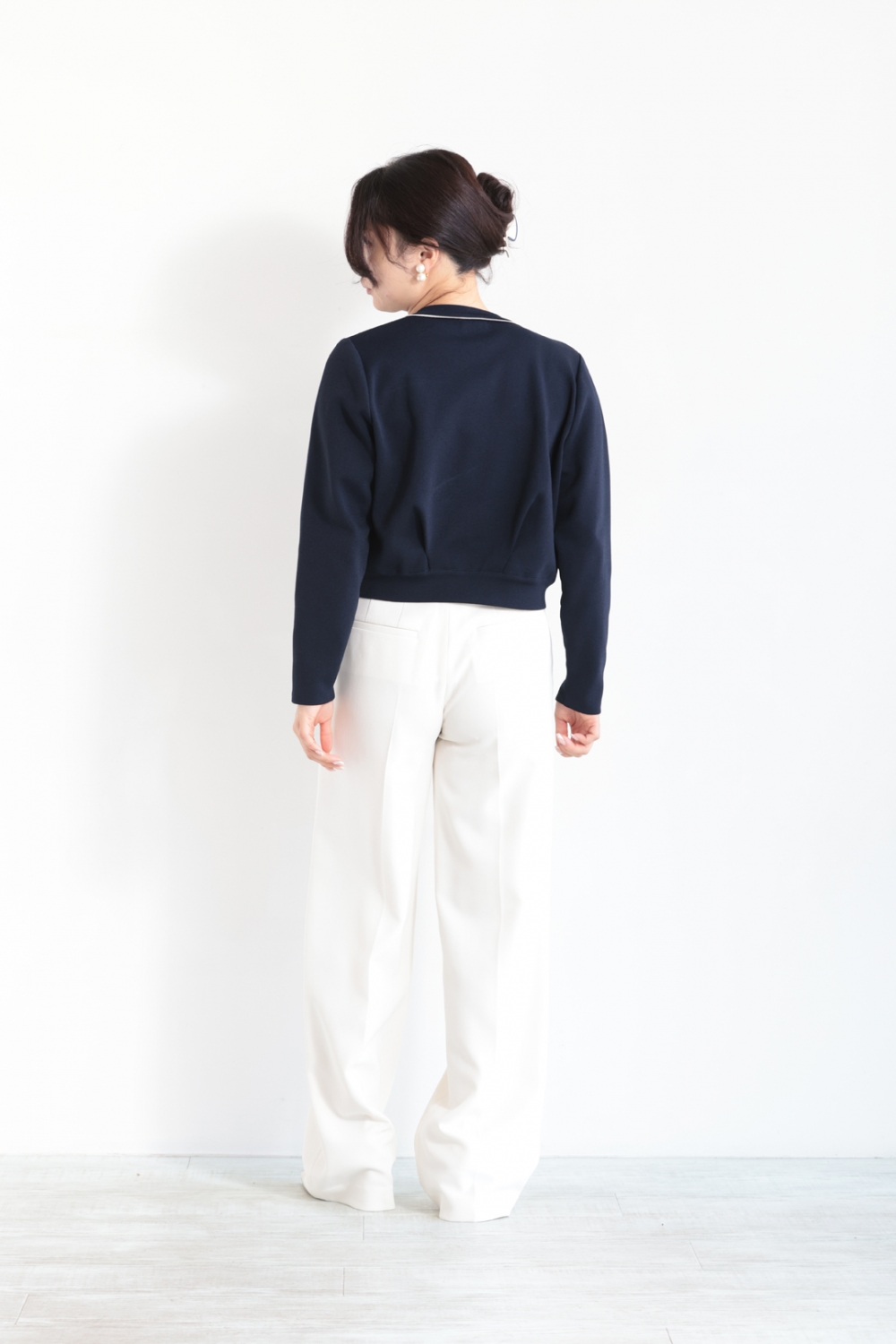 Ballsey(ボールジィ) ミラノリブ クルーネックカーディガン