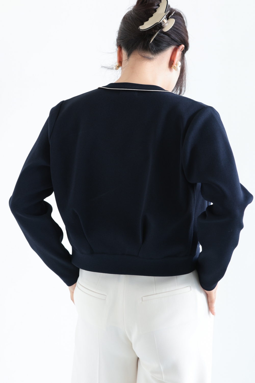 Ballsey(ボールジィ) ミラノリブ クルーネックカーディガン