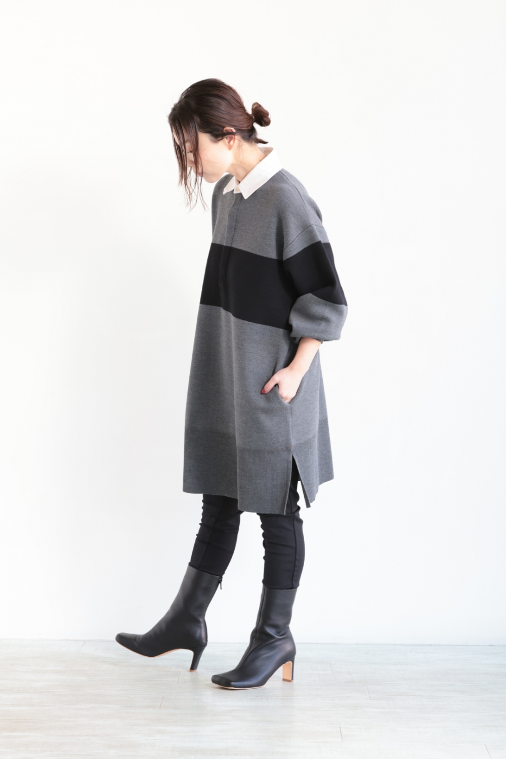 ADAWAS / アダワス SMOOTH KNIT RUGBY SHIRTS