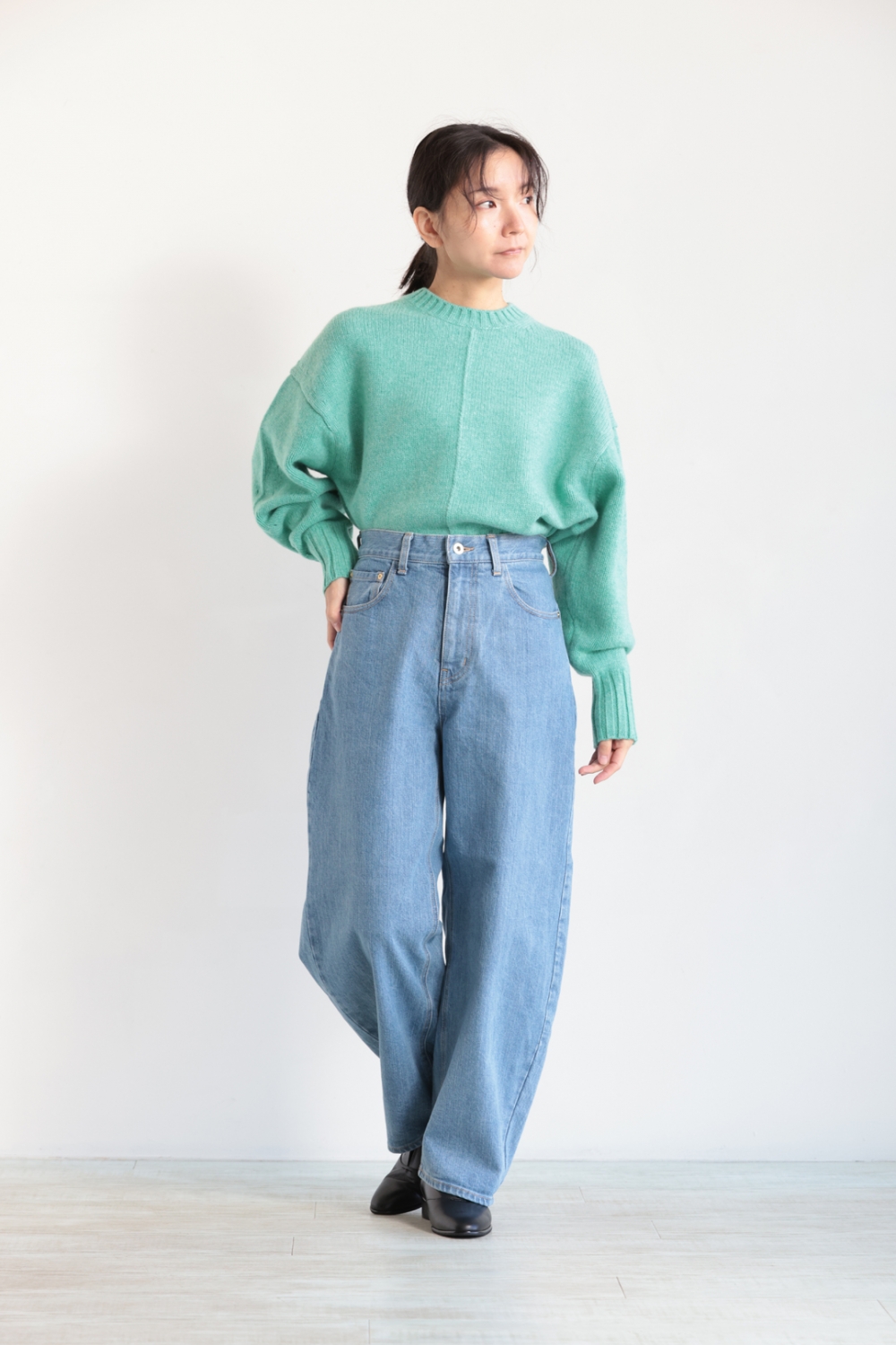 MUVEIL ミュベール リボンデニムパンツ MUVEIL リボンデニムパンツ | KOKO