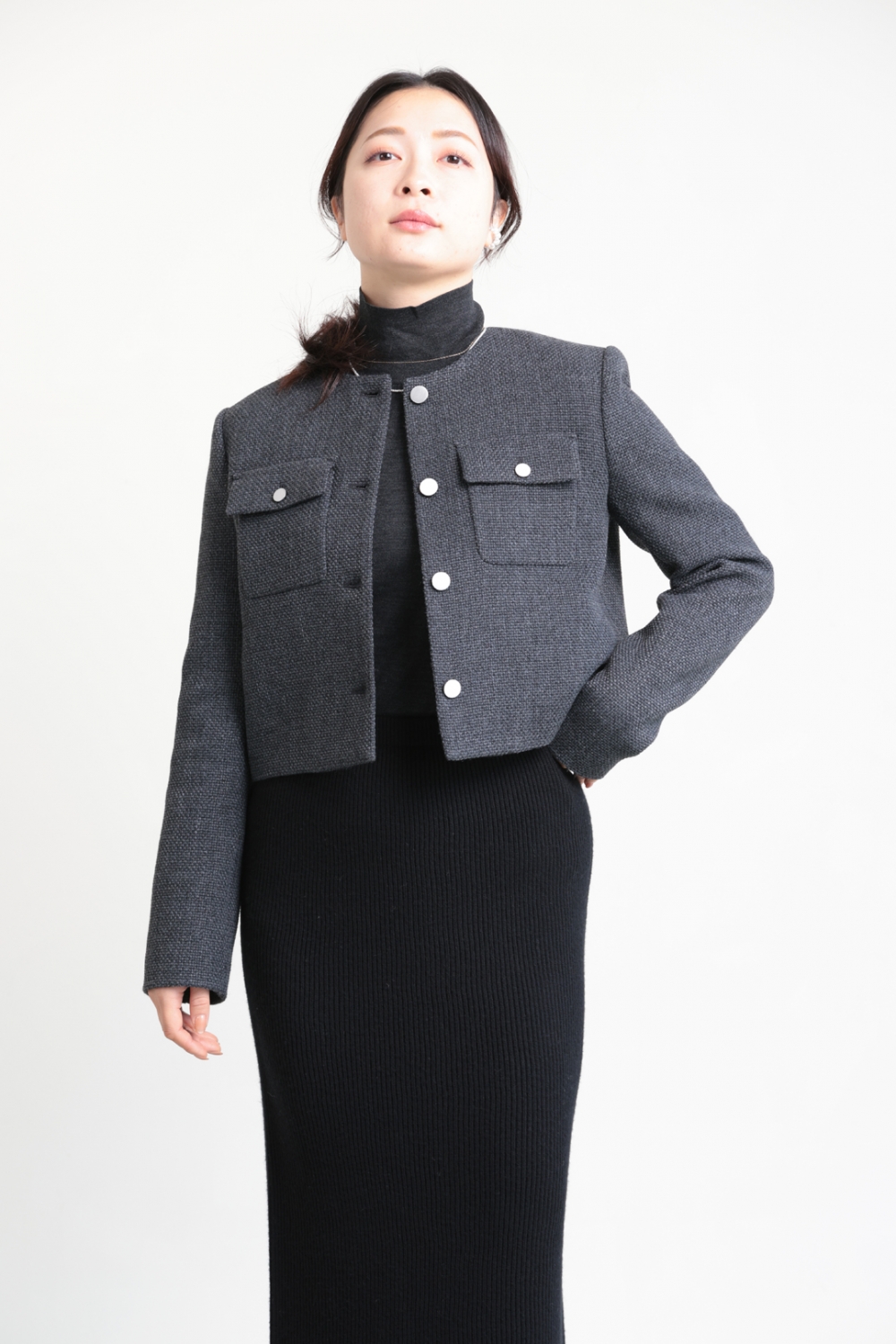 Theory(セオリー) PLUSH TWEED PKT CARDIGAN JKT！！ | YAMAROKU New