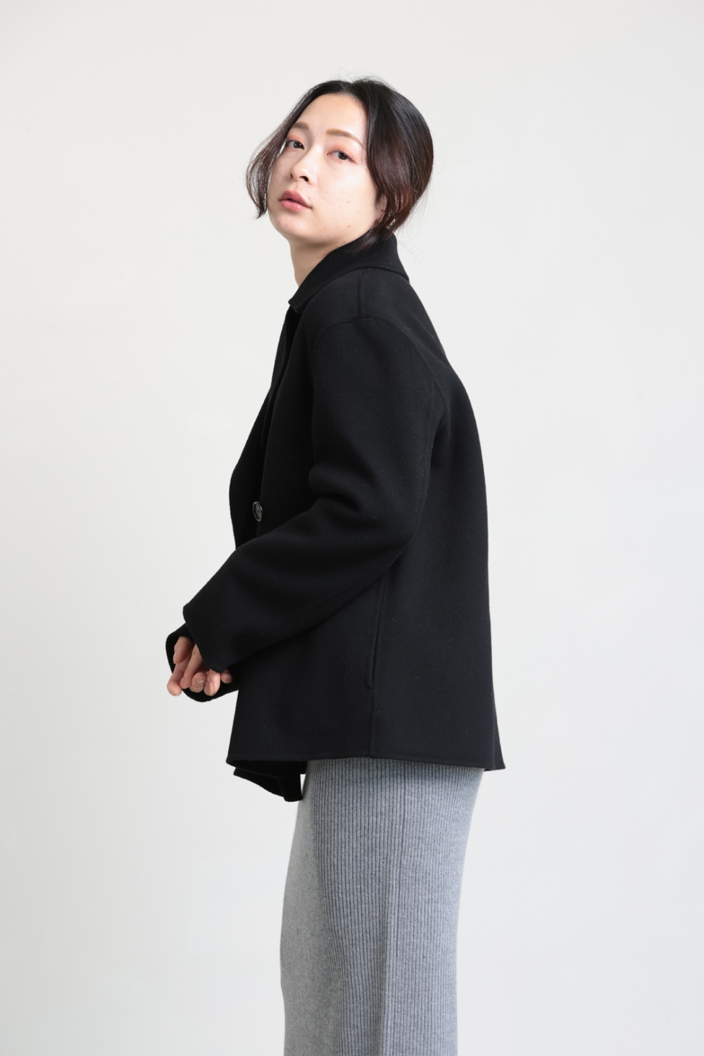 今期新作Theory New Divide GC PeacoatPコート黒 Theory(セオリー) NEW DIVIDE GC CASUAL PEACOAT J！！ | YAMAROKU New