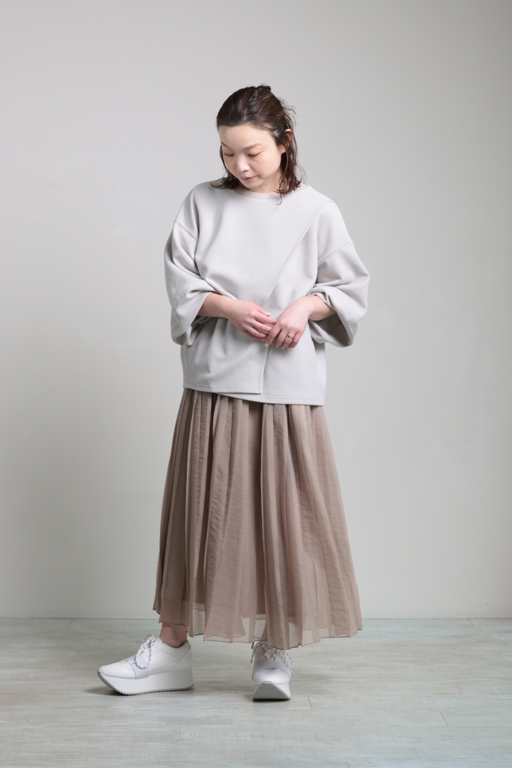 SIWALY fluid シワリーフルイド✨新品タグ付 ラウンドヘムプル