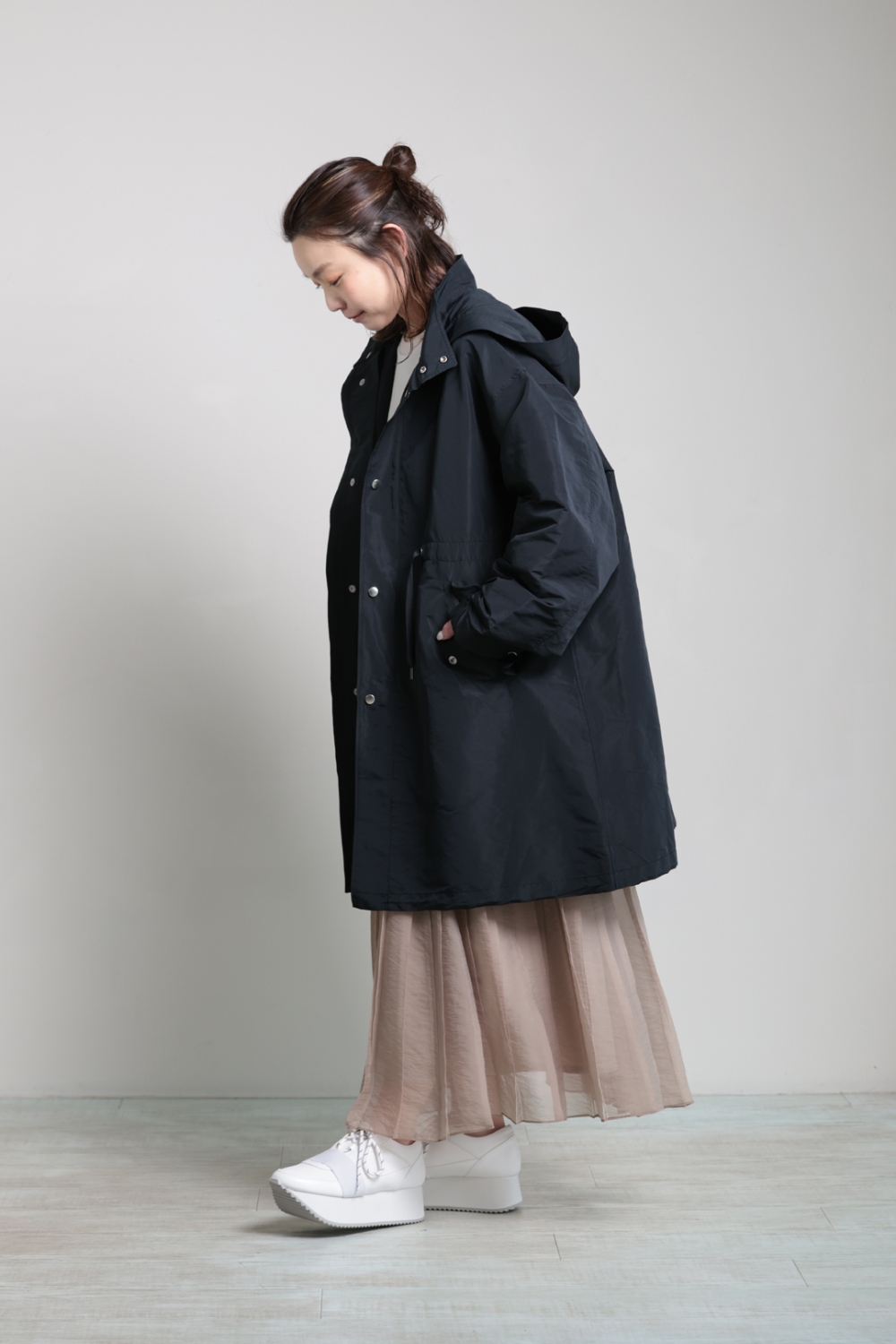 MACPHEE(マカフィ) ライトメモリーグログラン モッズコート