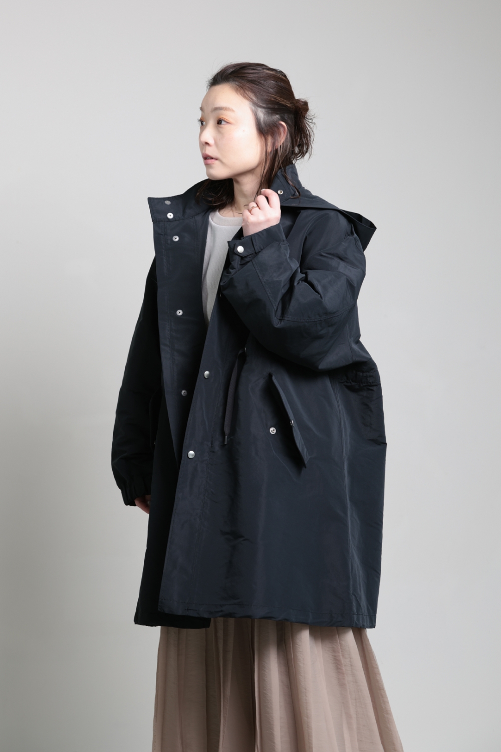 MACPHEE(マカフィ) ライトメモリーグログラン モッズコート