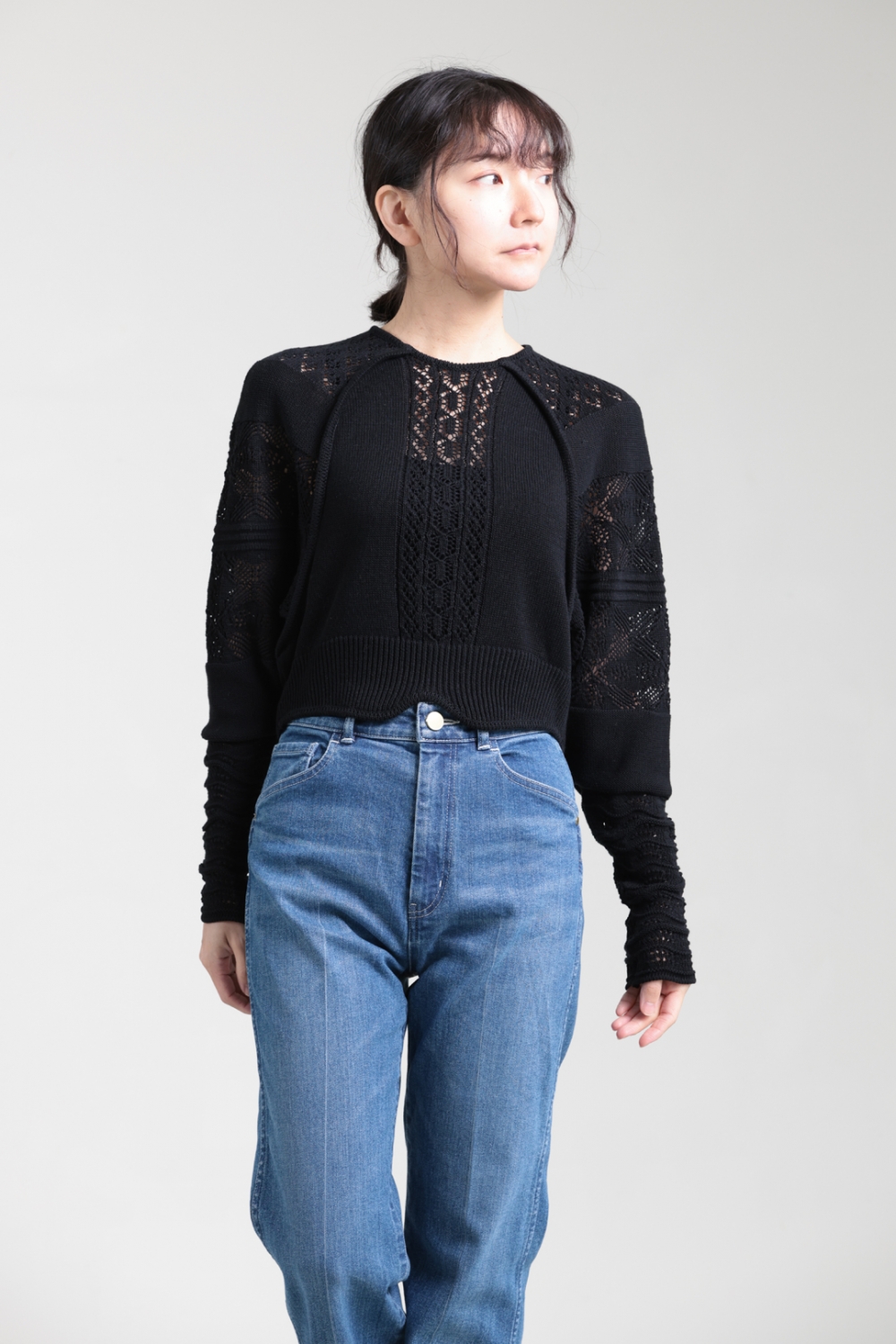 Mame Kurogouchi(マメ) Lace Knitted Top！！ | YAMAROKU New