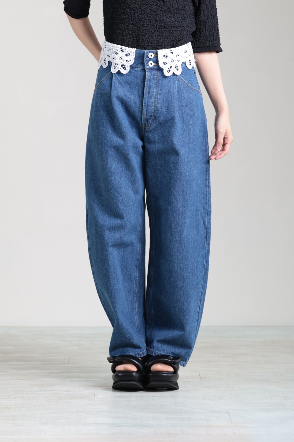 MUVEIL×Dickies コラボデニムスカート MUVEIL(ミュベール) MUVEIL×Dickies コラボデニムスカート navy
