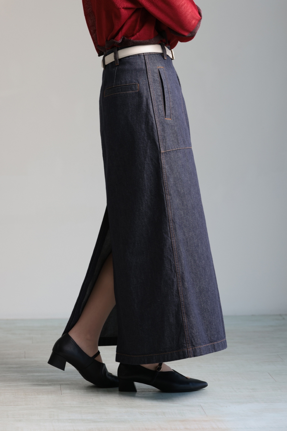 Theory(セオリー) Awning Stripe Fixed Sleeve Shirt ＆ MOD DENIM UTL