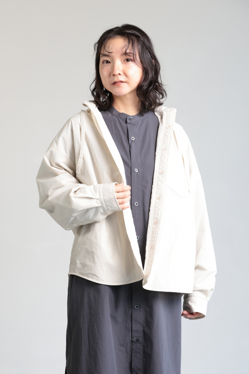 Gymphlex(ジムフレックス) タイプライター バンドカラーワンピース