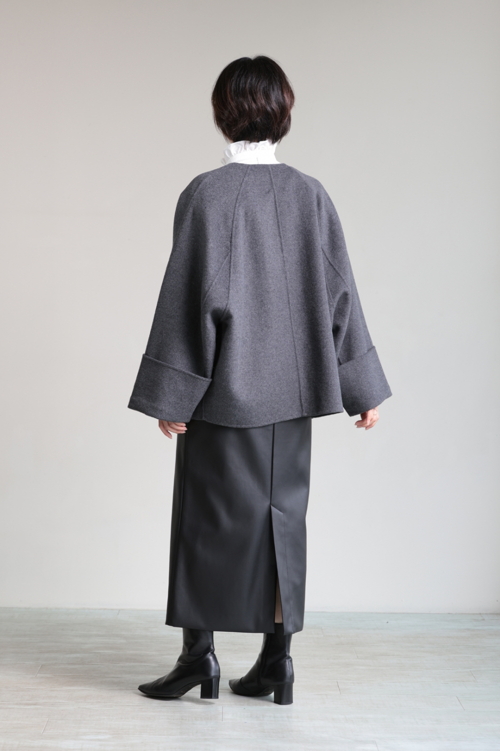 CEaRET FROM araara(シーレット) Triangle-stole Dolman Coat