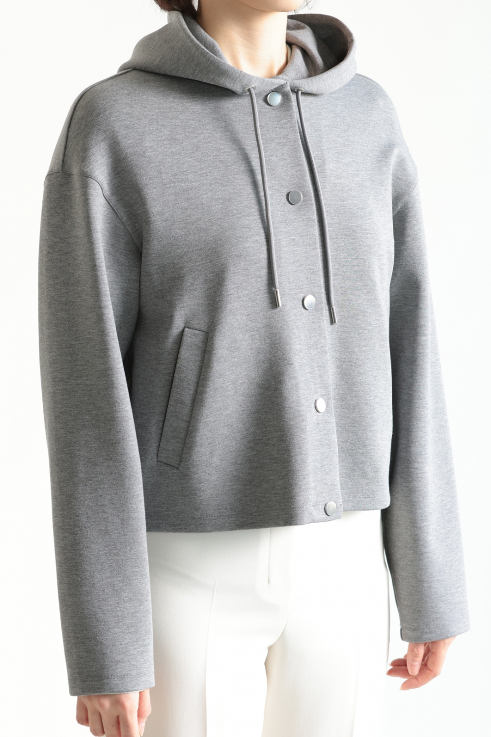美品　Theory Varsity JKT P グレー セオリー(Theory)公式通販 レディースファッション