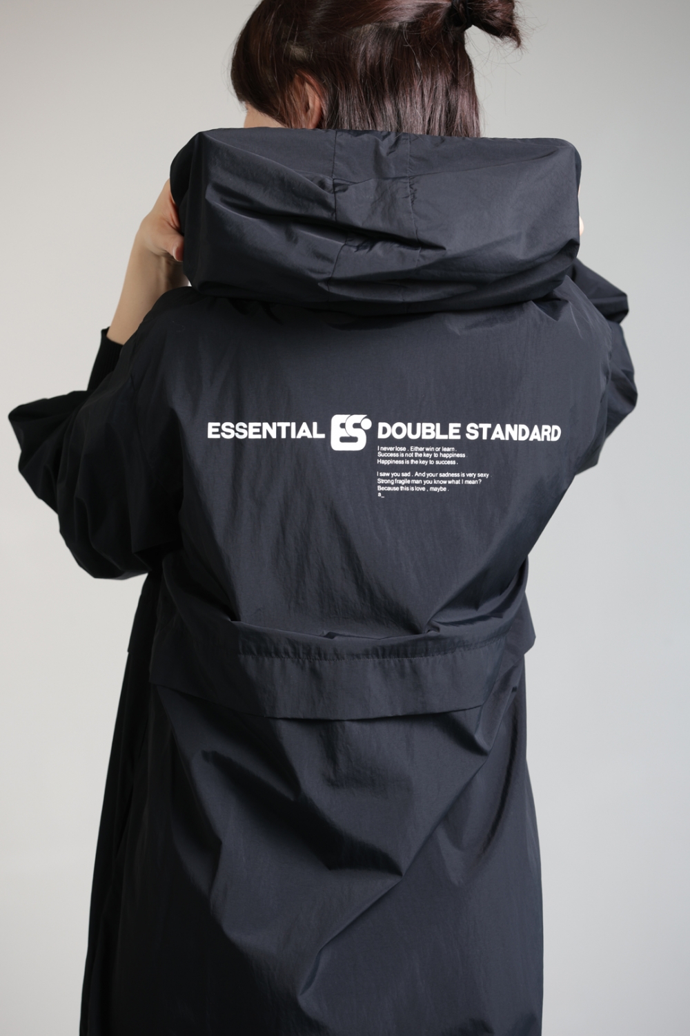 ダブルスタンダードクロージング DOUBLE STANDARD CLOTHING クロス ショール コットン ブラック DOUBLE STANDARD CLOTHING（ダブルスタンダードクロージング） DOUBLE