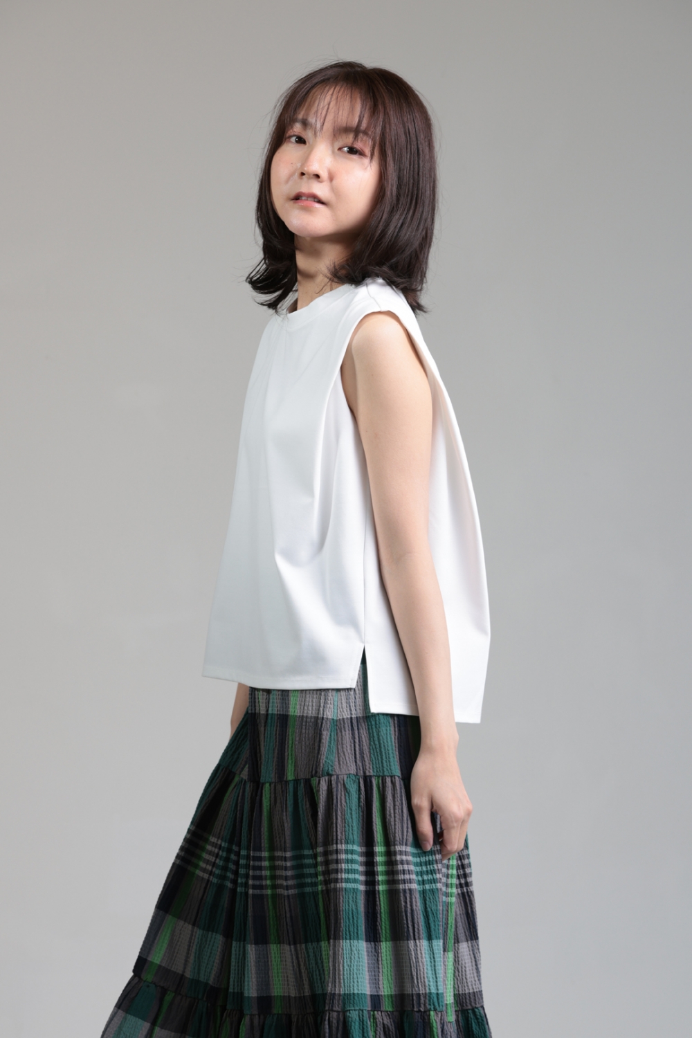 CEaRET FROM araara(シーレット) Sleeveless Short T-shirt