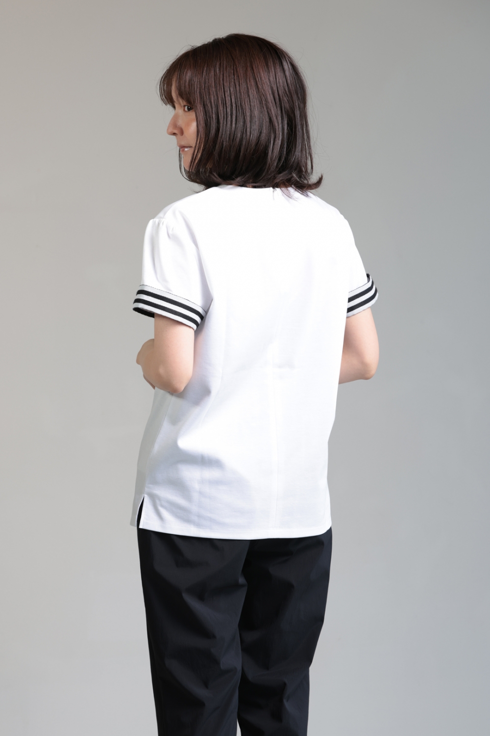 BORDERS at BALCONY(ボーダーズアットバルコニー) BACK BORDER DRESS