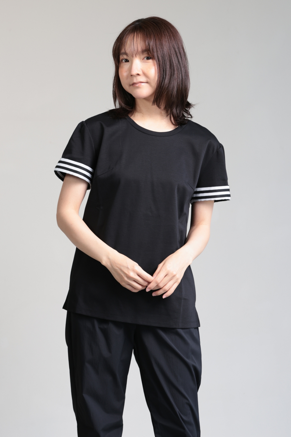 BORDERS at BALCONY(ボーダーズアットバルコニー) BACK BORDER DRESS