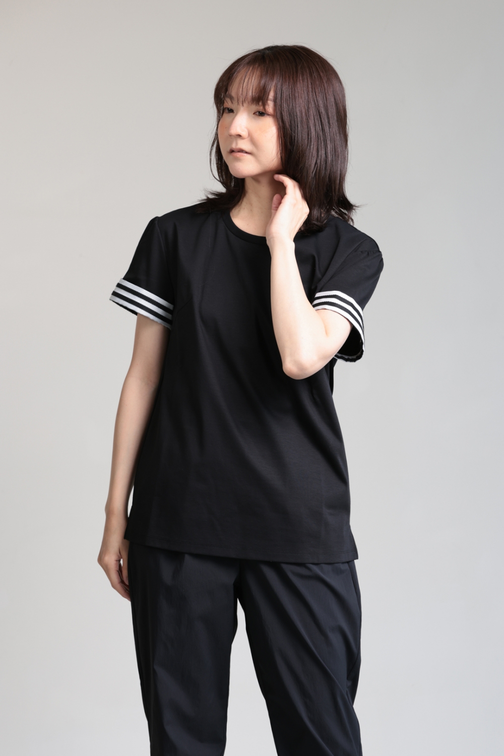 BORDERS at BALCONY(ボーダーズアットバルコニー) BACK BORDER DRESS
