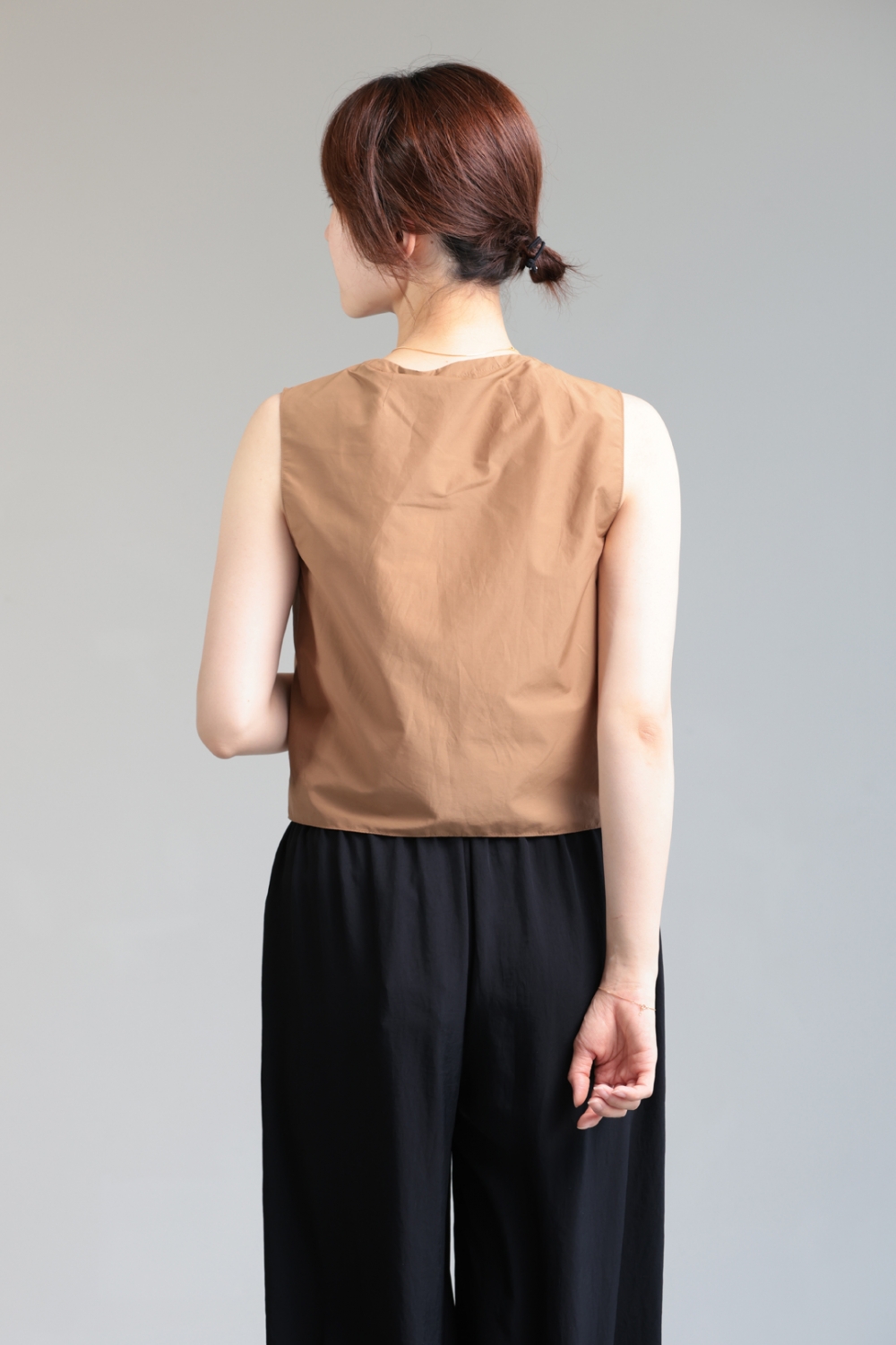 Theory(セオリー) Soft Lawn キャップスリーブブラウス＆ボタン
