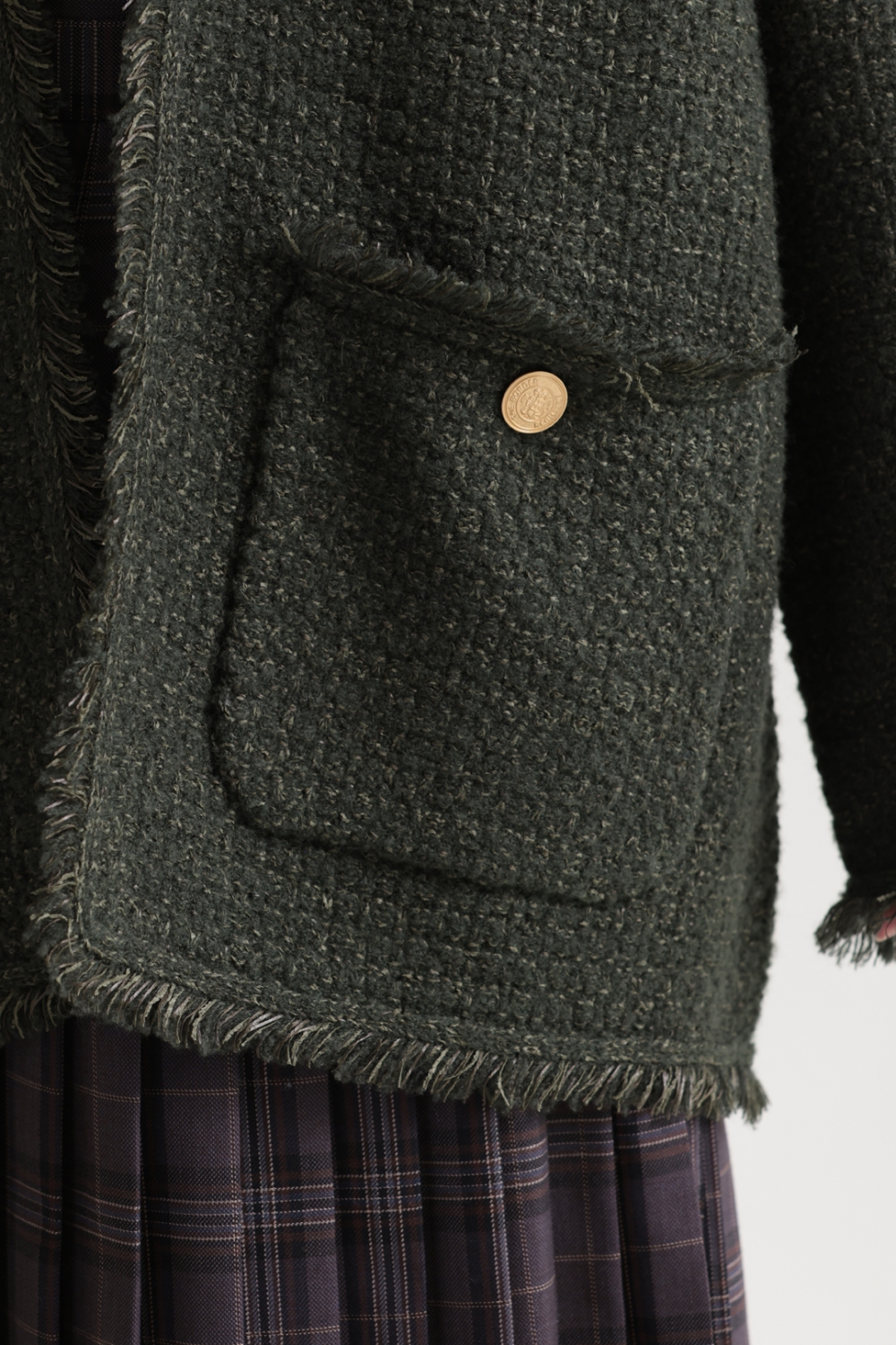 ADAWAS / TWEED KNIT JACKET！！ | YAMAROKU New Arrival