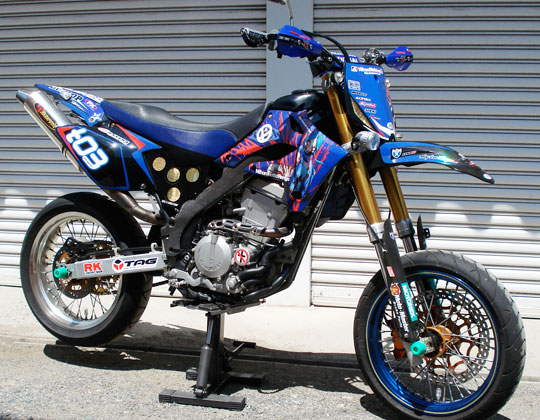 D トラッカー 250 モタード ゼッケン (検 D-TRACKER KLX WR CRF DRZ モタードブームに火をつけた初期モデルを再現／D-TRACKER X Final