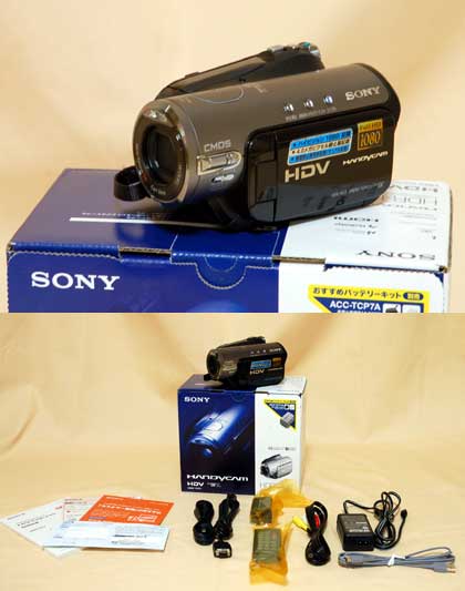 SONY HDR-HC3 ビデオカメラ 手のひらサイズでハイビジョン撮影――ソニー HDVハンディカム