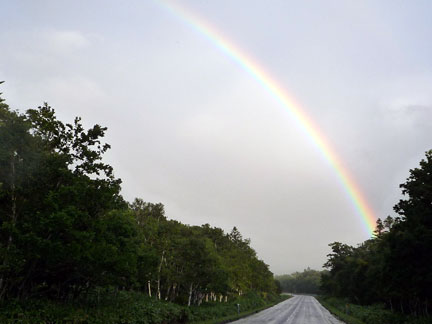 知床の虹