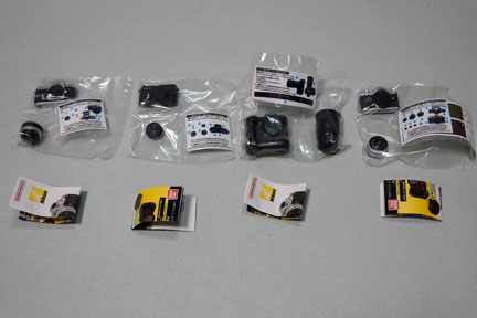 送料無料】Nikon ミニチュアカメラコレクション 全4種