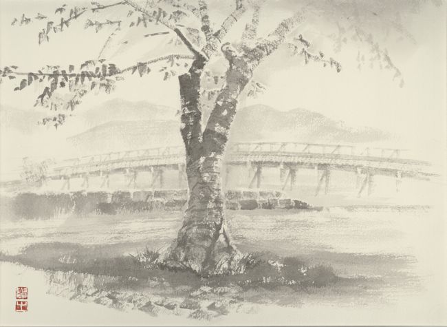 2012年阪急うめだ店篠原貴之水墨絵画展出品作品 その5