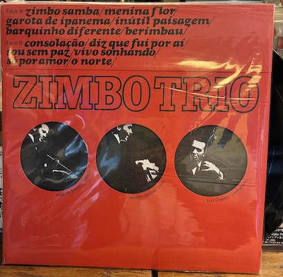 21周年バナー、ジンボ・トリオの1st (1964) リイシューLP 【新入荷