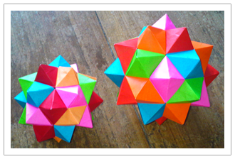 Compound of 5 Octahedra | ぶきっちょ蒼玉の折り紙生活