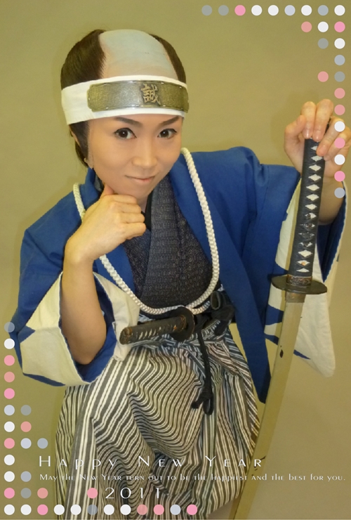 日本】新撰組の沖田総司のつもり（焦） | いかりんの“変身写真研究所”