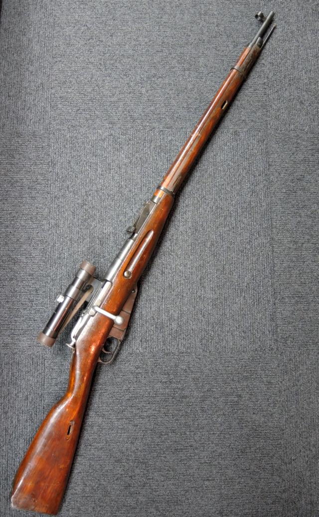 KTW　狙撃銃 モシン・ナガン　Mosin nagant PU Scope KTW モシン ナガン 狙撃銃 スコープ 付 エアーコッキングガン