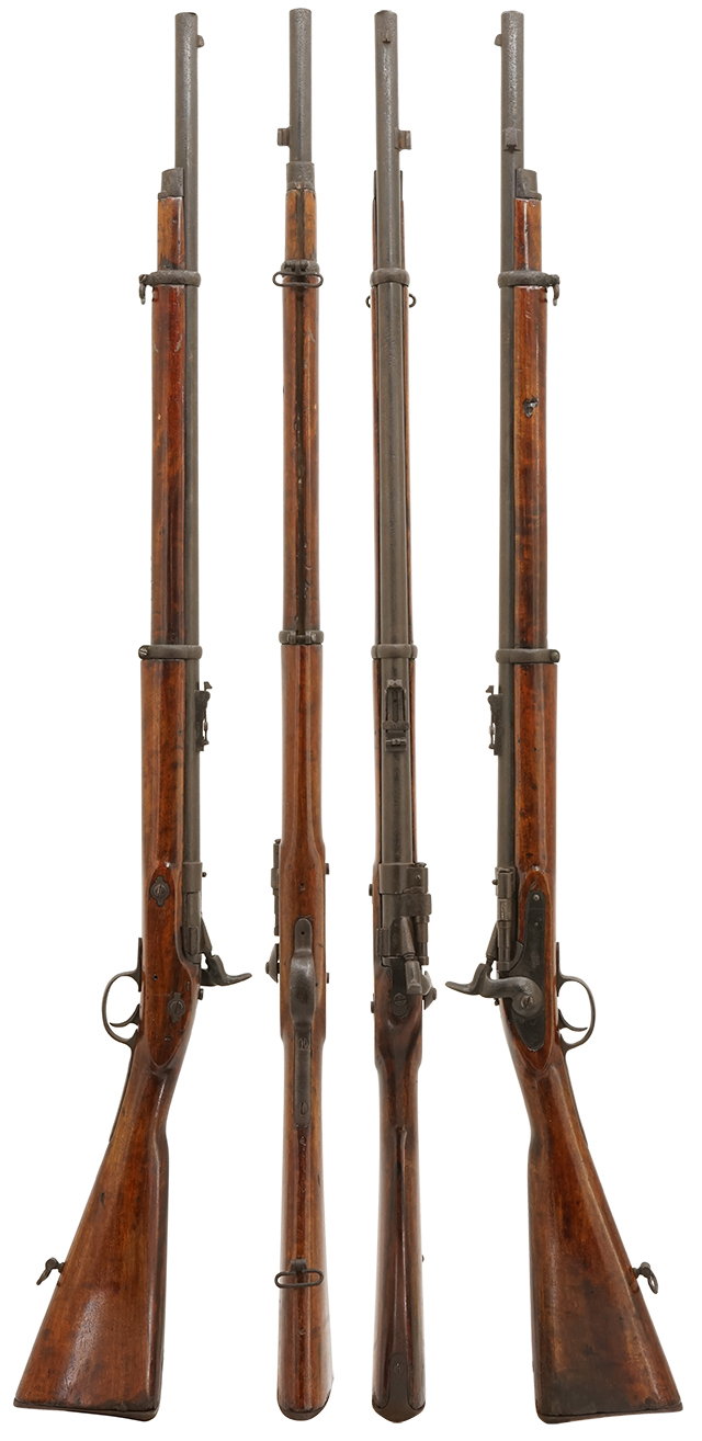 【幕末期実物】スナイドル・エンフィールド銃MkII古式銃・旧家蔵出し　登録証あり スナイドル-エンフィールド MKII 紙薬莢後装式小銃 (銃砲刀剣類登録証