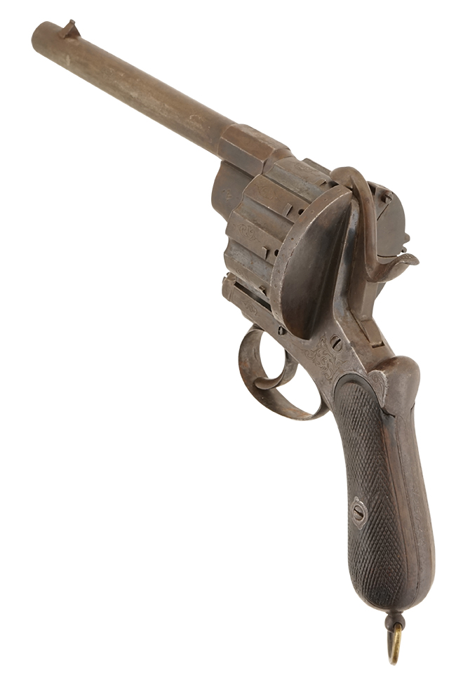 炸裂リボルバー ベルギー J. Chaineux社製 ルフォーショー 10連発 リボルバー (銃砲